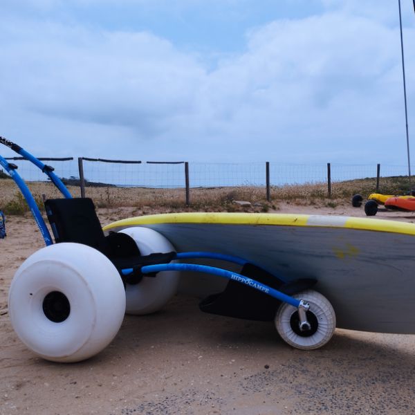 matériel pour aller dans l'eau pour aider les personnes en situation de handicap physique